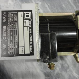 8501XD040: SQUARE D, INDUSTRIAL CONTROL RELAY, TYPE XD RELAY SERIES A, 230/250 VDC COIL